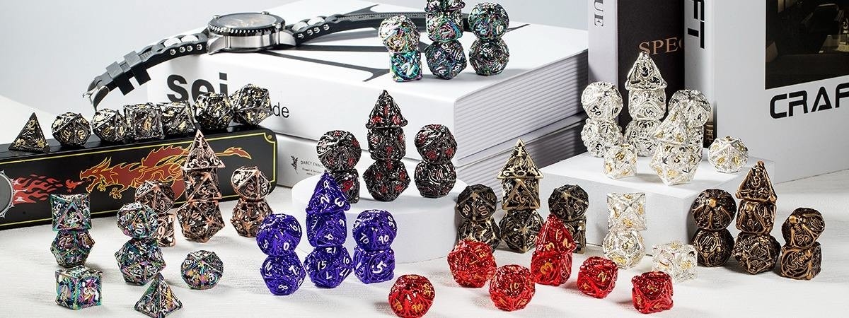 Metal RPG Dice
