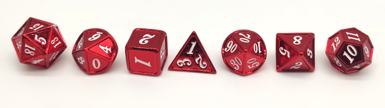 Handmade Metal RPG Dice Wear Resistant Multipurpose Practical