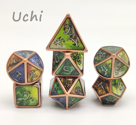Sturdy Practical Miniature Dice Set , Wear Resistant Micro DND Dice