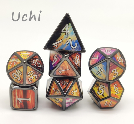 Polyhedral Tiny Dice Set Lightweight Multipurpose Hand Carved