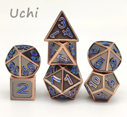 Handmade Durable Mini Polyhedral Dice , Neat Sharp Edges Micro Dice Set