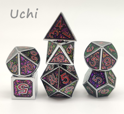 Manual Grinding Mini RPG Dice D6 D8 D10 Lightweight For Collection