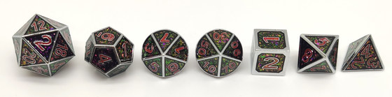 GST Multipurpose Mini RPG Dice 7 Piece Lightweight Manual Grinding