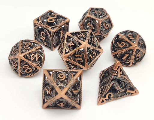 Hand Polished Mini RPG Dice Set Durable Wear Resistant Luxury