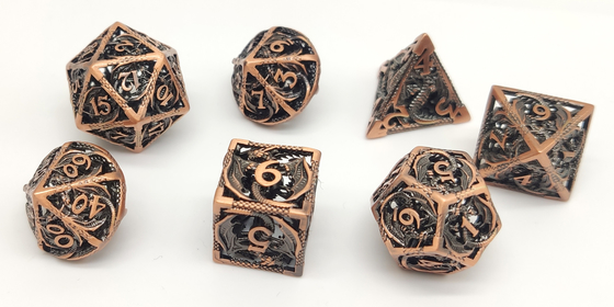 Hand Polished Mini RPG Dice Set Durable Wear Resistant Luxury