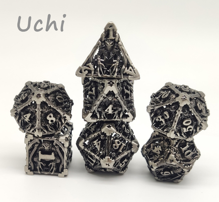 Odorless Lightweight Mini Dice Set , Multipurpose Tiny Metal Dice