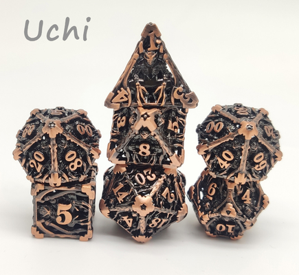 Wear Resistant Mini RPG Dice Practical Polyhedral D10 D12 D20