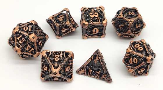 Neat Sharp Edges Mini RPG Dice DND Hand Carved Durable For Savage World