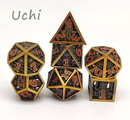 OEM Portable Micro Metal Dice , Lightweight Sharp Edge Dice Set