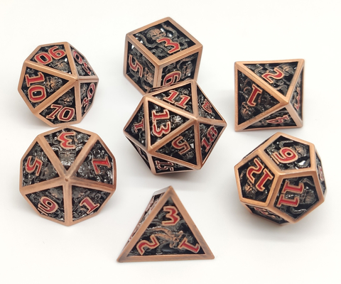 Handmade Antiwear Resin Polyhedral Dice Portable For Shadowrun