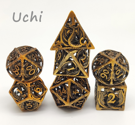 Nontoxic Resin Polyhedral Dice Lightweight Polishing For Savage World