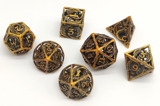 Multipurpose Resin Polyhedral Dice Moistureproof Hand Polished