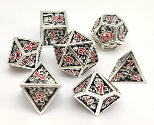 ISO9001 Mini Resin Polyhedral Dice Wear Resistant Handcrafted