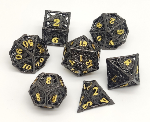Sturdy Polishing Resin Polyhedral Dice Wear Resistant For Gifts