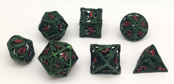 Handmade Cool Metal Polyhedral Dice Practical Durable For Shadowrun