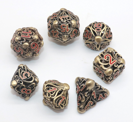Durable Handmade Micro DND Dice , Mini Polyhedral Tiny D20 Dice