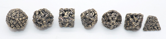 Multipurpose Mini Polyhedral Dice Portable Wear Resistant Durable