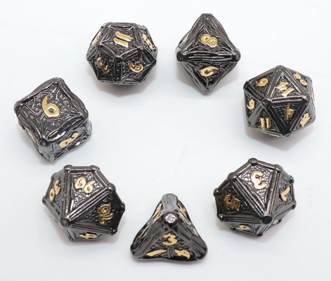 CE Hand Carved Miniature Dice Set Multipurpose Polyhedral Polishing