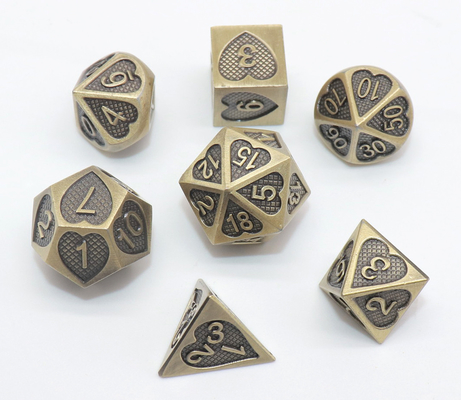 Practical Tabletop Gaming Dice Set Neat Sharp Edges Manual Grinding