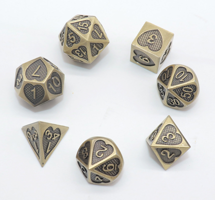 Nontoxic Roleplaying Gaming Dice Set Wear Resistant Lightweight
