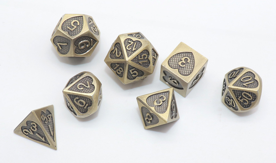 Nontoxic Roleplaying Gaming Dice Set Wear Resistant Lightweight