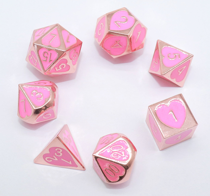 Antiwear Durable Liquid Filled Dice , Waterproof Liquid Core RPG Dice