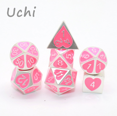 Hand Polished Liquid Core Dice Polyhedron Durable For Collection