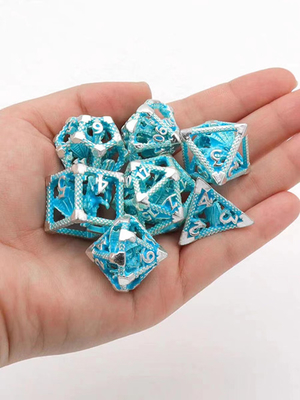 Night Light Dice Luxury 7 Pcs Set Custom DND Polyhedral led luminous