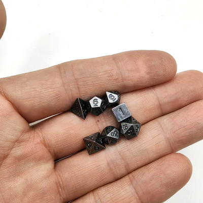 GST Mini PRG Dice Polyhedral Small RPG Role Metal Custom For DND