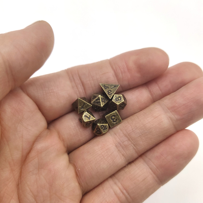 Custom Colorful Plastic Mini Polyhedral Dice Set For Gifts And Collections