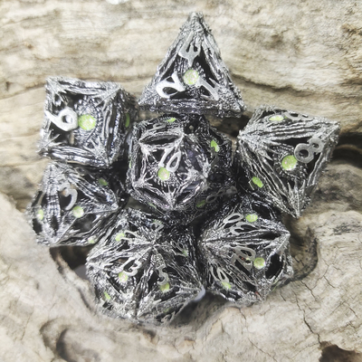 Resin Polyhedral Odorless Sharp Resin Polyhedral Dice Mini Polyhedral Dice Set