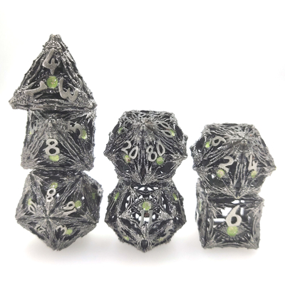 Sharp Resin Dice  Wear Resistant Hand crafted Dice Set Neat Sharp Edges