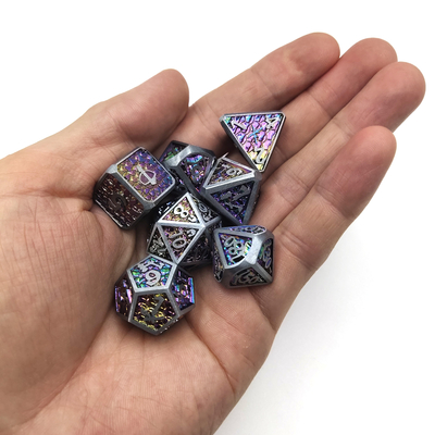 DND Board game slot Machin Handmade metal Dice Polyhedral