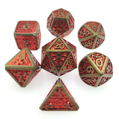 Poker Practical Bulk Custom Hand Pouring Suitable DND Dice Metal