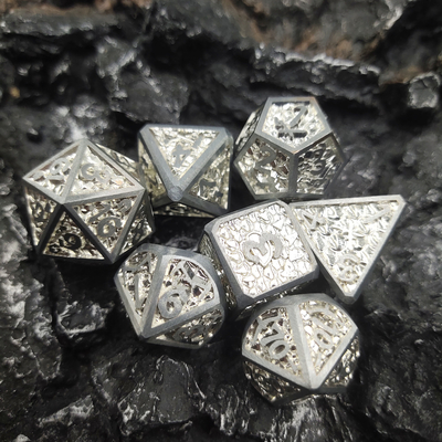 Luxury Round Polyhedral Dice For Adult DND RPG High Temperature