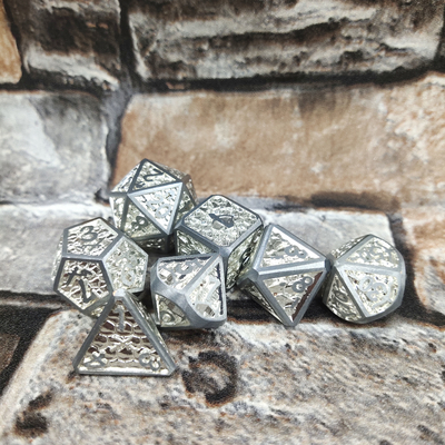 Luxury Round Polyhedral Dice For Adult DND RPG High Temperature