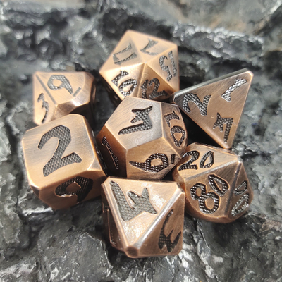 Odorless Fancy Dice Set For Collection Multifunctional Polyhedral Handcrafted