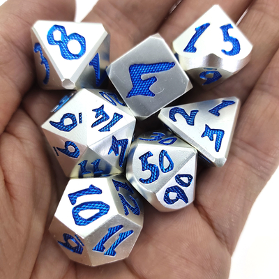 Tiny Dice Set For Dungeon And Dragon Metal Gaming Dice Manual Polyhedral