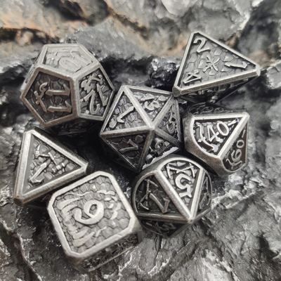Polishing Tabletop Odorless Portable Metal Dice Set Multipurpose Resin