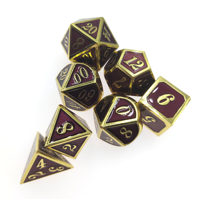 Sharp Edges Exquisite RPG Dice Set Multi Color Gaming Dice Set Wear Polyhedral
