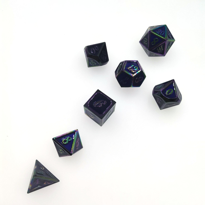 Alloy Mini Polyhedral Dice Set For Dungeons And Dragons Durable