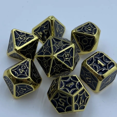 Alloy Dice Set Wear Resistant Handmade Multi-Face PRG Dice Dragon And Dungeon