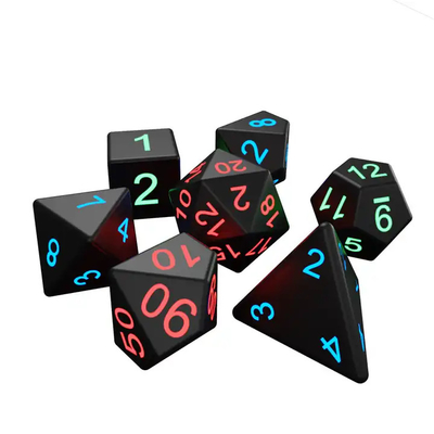 DND Board Polyhedral Dice Adult Game Magic Trick Pixels Electronic Glow LED Dice