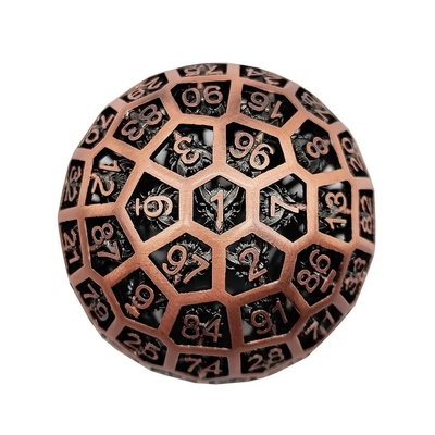 Hollow 100 Metal Dice Coc Running Group Board Game Dnd Giant Big