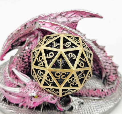 60D Macrobine Zinc Alloy Metal Dice Set Desktop Game Unique DND