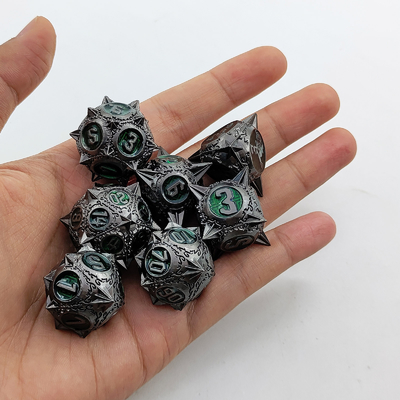 Retro Copper Meteor Hammer Metal Dice Dragon And Dungeon DND RPG D20