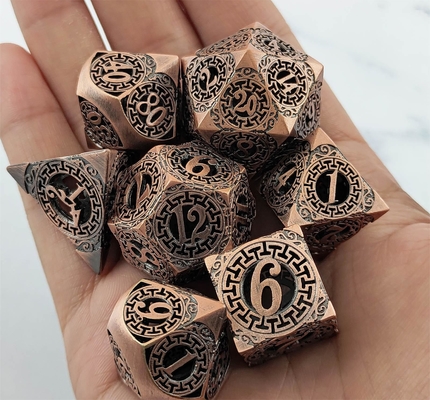 Back To Metal Dice Set Kusalukono Multi Facial COC DND RPG Dice