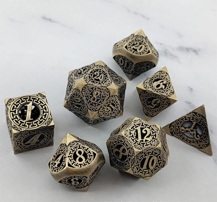 Back To Metal Dice Set Kusalukono Multi Facial COC DND RPG Dice