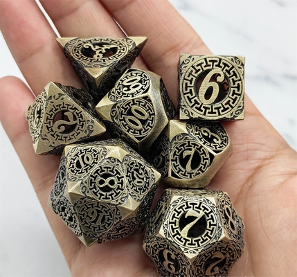 Back To Metal Dice Set Kusalukono Multi Facial COC DND RPG Dice