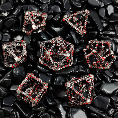 Hollow Multi -Noodle Metal Dice Flying Dragon Dungeon And Dragon DND
